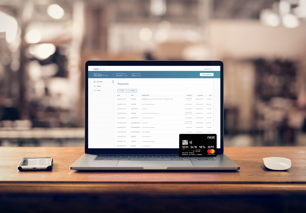 Neat platform and credit card