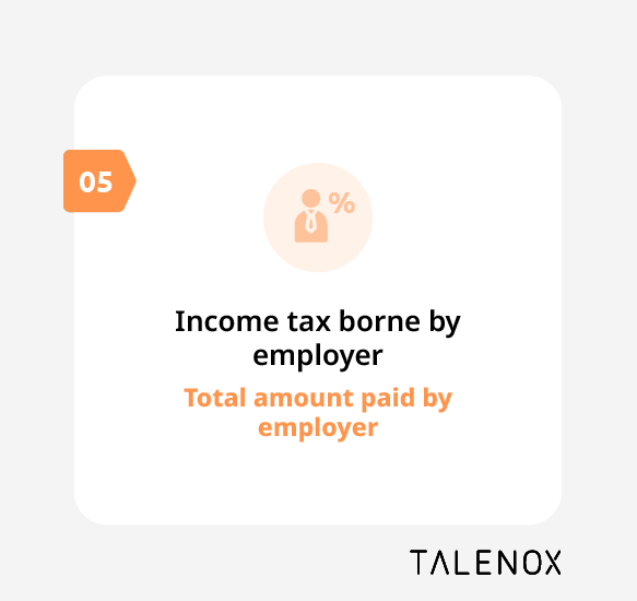 income tax borne by employer perquisite