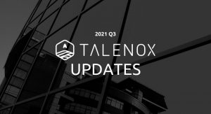 Talenox Q3 2021 Updates