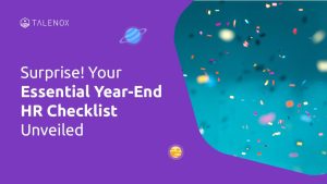 end of year HR checklist