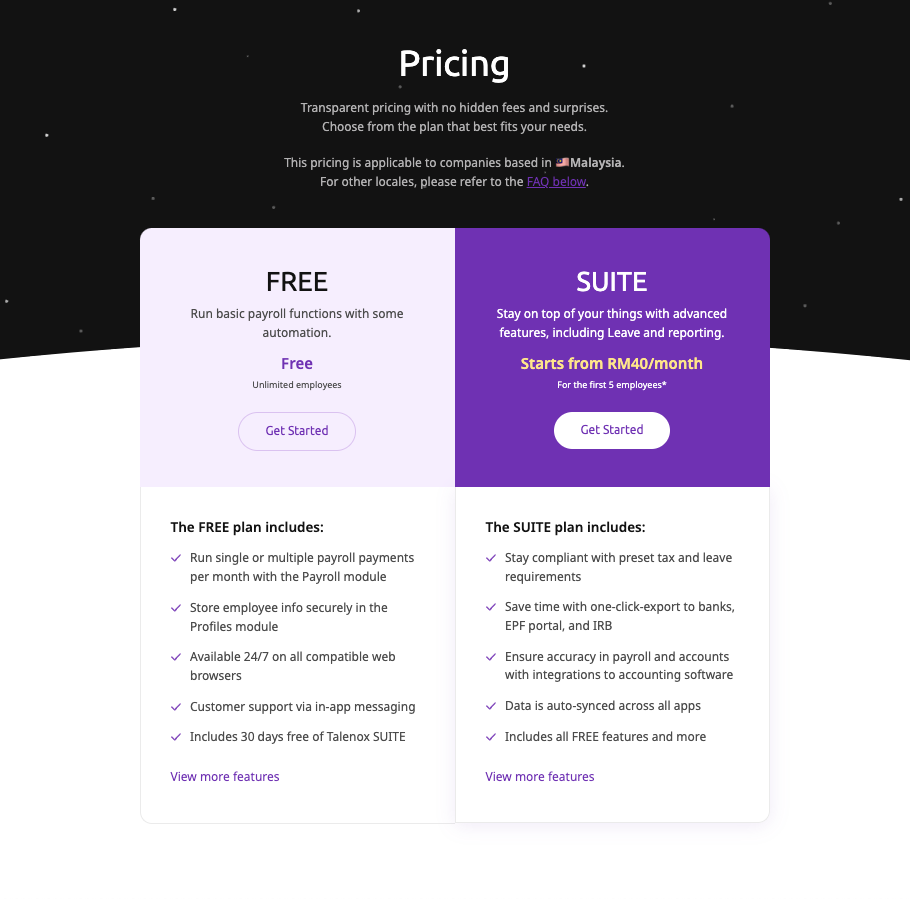 Old: Pricing Plans (Malaysia)